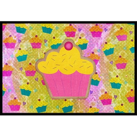 Carolines Treasures Carolines Treasures SB3003MAT 18 x 27 in. Cupcake Indoor Or Outdoor Mat SB3003MAT